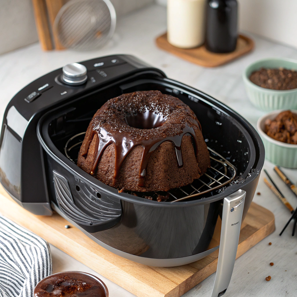 Chokoladekage i airfryer