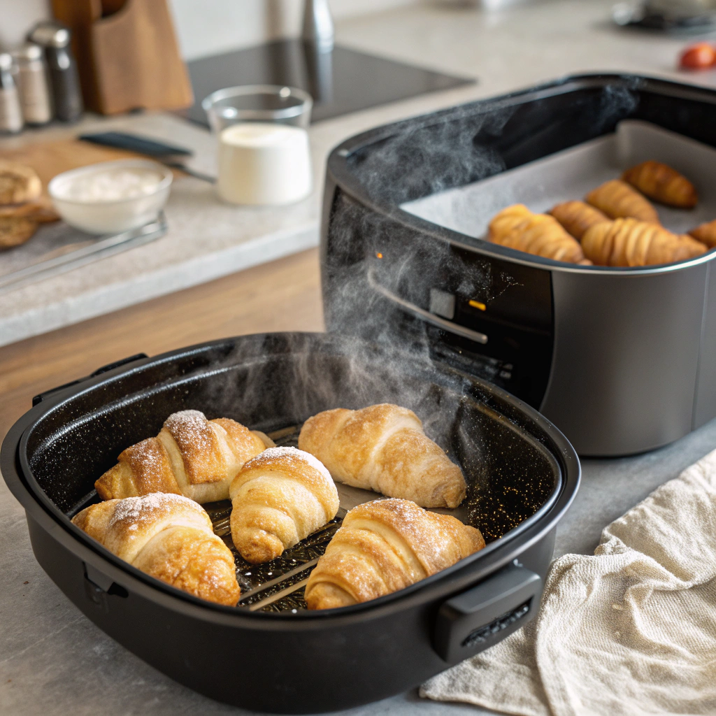 Frosne croissanter i airfryer