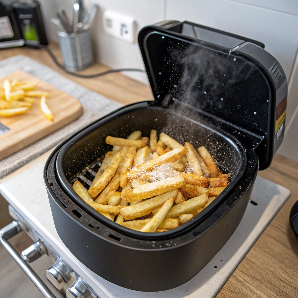 Frosne pommes i airfryer