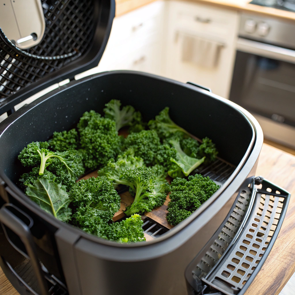 Grønkål i airfryer