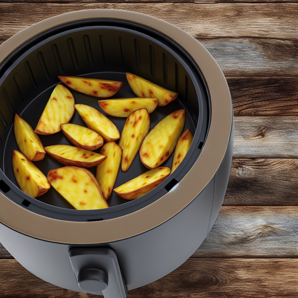 Kartoffelbåde i airfryer